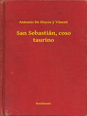 cover image of San Sebastián, coso taurino